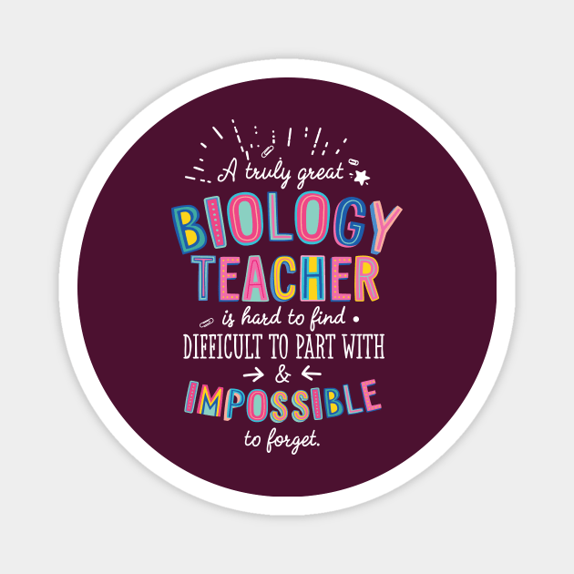 A truly Great Biology Teacher Gift - Impossible to forget Magnet by BetterManufaktur